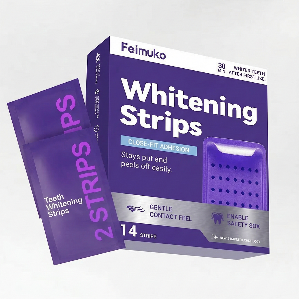 Purple Teeth Whitening Strips